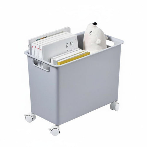 desk-side Book container with casters Space-Saving School Supply Multi-Functional