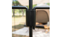 With Hook Camping Lantern Stand Easy to Assemble Portable Camping Light Stand Foldable Detachable Camp Hanger Lightweight for Hiking