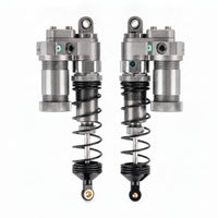 Damping Shock Absorber with Coil Spring Threaded Shock Absorber with Coil Spring Compact for Hobbyists, Hobby Projects