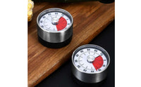 No Batteries Required Adhesive Mechanical Timer Loud Alarm Adhesive Kitchen Timer Easy to Use for Teachers, Students, Classroom, Study Room