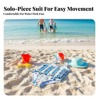 Single-Piece Buoyancy Aquatic Suit Quick-Drying Material girls' Buoyant Suit Aquatic Suit with Removable Buoyant S Cute Cartoon
