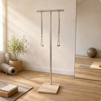 Standing Exercise Rack, Space-Saving Spring Resistance Rack Hooks for Home Flexibility Training