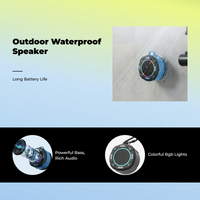Waterproof speaker with deep bass