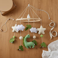Dinosaur Crib Mobile Sleep Aid Baby Bed Bell Cute Nursery Decor for Newborns
