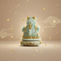 Jade Pixiu Figurine Housewarming Gift Feng Shui Wealth Ornament for Living Room