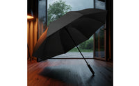 Windproof Umbrella with Automatic Open Oversized Umbrella with Double Canopy Sturdy Portable for Commuters, Rainy Days
