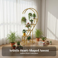Heart-Shaped blossom Pot storage areaSaving Home Furnishing Anti-Tipping Safety