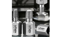 10 Pieces Screw Extractor with Adapter High Hardness for Plumbers