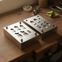 Double-Sided Aquatic Mold Small Pendant Mold Machined Long-Lasting for Crafters, Metal Casting