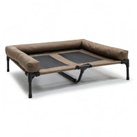 Raised Pet Cot with Bolster Removable Raised Pet Cot Bed Washable