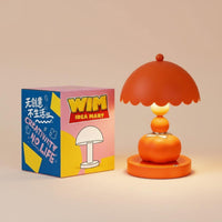 Persimmon Table Lamp Soft Radiance Orange Fruit Lamp Unique Gift for Bedroom