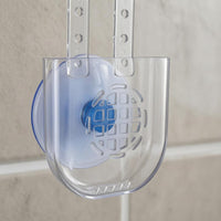 Bathroom Accessory Transparent Cleaning Tablet Holder Rounded Bottom