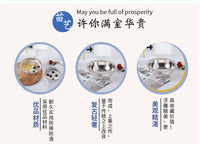 欧式珠边大号碗甜品冰激凌雪糕碗小号水果沙拉碗家用酱油碟酸奶碗