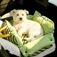 Pet Vehicle Bed Padded Dog Car Seat Quilted for Dogs, Small Pets, Road Travel, Health Examinations Trips