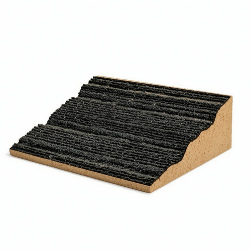 Cork Pet Ramp Sloped Pet Ramp with Grooved Surface Gentle Angle Dog Steps for Elderly Cats