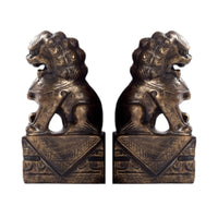Home Decor Decoration Standing Lion Ornaments Miniature Lion Figurines Indoor Display for Office, Model Room