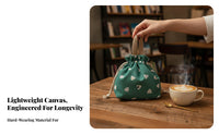 Small Canvas Tote Japanese and aesthetic meal tote adaptable for informal outdoor activityings, School