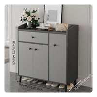 Large Capacity Footwear Storage Unit Space Saving Design Shoe Storage Cabinet Sturdy Construction for Homeowners, Apartment Dwellers, Hallway, Mudroom