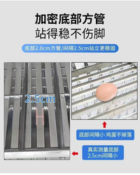 不锈钢鸡笼家用特大号农村室外阳台养殖笼家庭室内加厚鸭兔鸽子笼