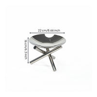 Round Tray Stand European Stainless Steel Tray Effortlessly Simple to Clean Stainless Steel Platter