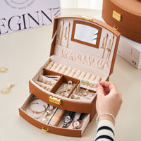 European Style 3-Layer PP Jewelry Box with Anti-Oxidation Function