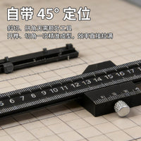 铝合金木工定位限位尺限位划线工具靠山45画线组合移动划线神器