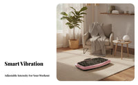Bluetooth Music Speaker Vibration Plate Exercise Machine Adjustable Speed Whole Body Vibration Machine Wireless Controller Control Vibrating Fitness Stand Muscle Toning for Home Exercisers, Adults, Women, Relaxation, Living Room, Bedroom, Indoor