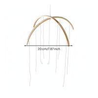 DIY Wooden Mobile Hanger Material DIY Nursery Infant Bed Toy Bed Bell Hanger for Newborns, Infants