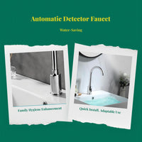 Touchless Infrared Automatic Faucet, Brass Sensor Tap