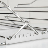 Adjustable Chicken Rack Rust-Resistant Stainless Steel Fowl Holder for Oven