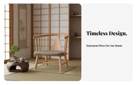 Japanese and Design Floor Armchair with Supportive Supportiverest Low Chair Space Saving Soft Pad for and Beverage Lovers