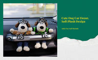 PVC dog bobblehead car decor
