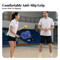 Fiberglass Pickleball Paddle Tournament Grade Pickleball Paddle Set Sports Equipment Shock Absorbent Comfortable Ergonomic Grip