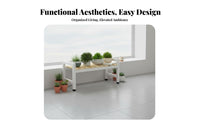 4-Tier Ladder Rack Freestanding Plant Stand Modern design for Apartment Dwellers