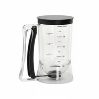 Measuring Batter Dispenser Clear Plastic No-Leak Batter Dispenser
