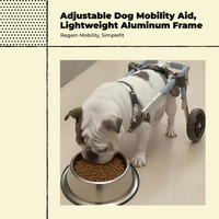 Adjustable hind leg dog cart, sturdy