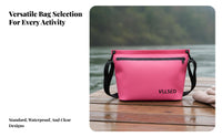 Portable PVC Waterproof Bag Multi-Use Waterproof Pool Bag Zipper Closure for Travelers, Beachgoers, Traveling, Water Sports, Vacation