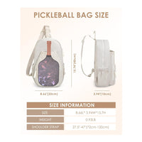 New Tennis Bag Pickleball Backpack Crossbody Pickleball Paddle Bag Lightweight Sports Gear and Travel Racket Bag