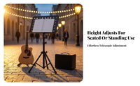 Perforated Portable Folding Music Stand Carrying Bag Tripod Music Stand