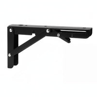 Foldable Design Heavy Duty Collapsible Bracket Space Saving Triangular Support Hinge High Load Capacity Heavy Duty Folding Bracket Long-Lasting Metal Construction for RV Owners, Kitchen, Small Areas, Garage, Workshop