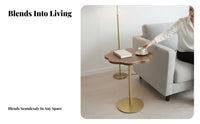 Ribbon Base Side Table Nordic design Indoor Furniture Movable for Reception Area
