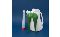 Corrugated Spout Engine Oil Filling Jug Funnel Attachments Oil Measuring Jug Molded Handle Graduated Measuring Container