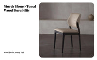 Padded Side Chair Rustic Minimalist Design Woven Seat Side Chair Nordic and design adaptable for Homeowners, Restaurant