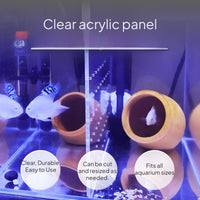 Acrylic Aquarium Divider Panel with Suction Cups