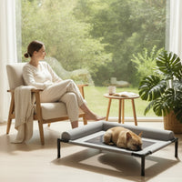 Elevated Dog Bed Breathable Raised Pet Cot Cooling for Indoor, Dogs