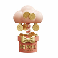 Coin Tree Ornament Mini Coin Tree Figurine Wealth Symbol for Office Desk