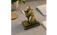 Knight Pen Holder Decorative Armored Knight Desk Ornament Gift Idea