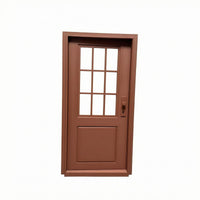 Dollhouse Door Framed Panel Openable Dollhouse Door Realistic