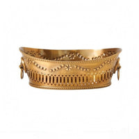 Brass Fruit Tray Tabletop Ornate Brass Tray Easy to Clean