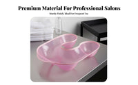 Prevents Dripping Hair Perming Neck Tray Leak-Proof Hair Perming Tray Waterproof for Hairdressers, DIY Enthusiasts, Barber Shop, Home Use